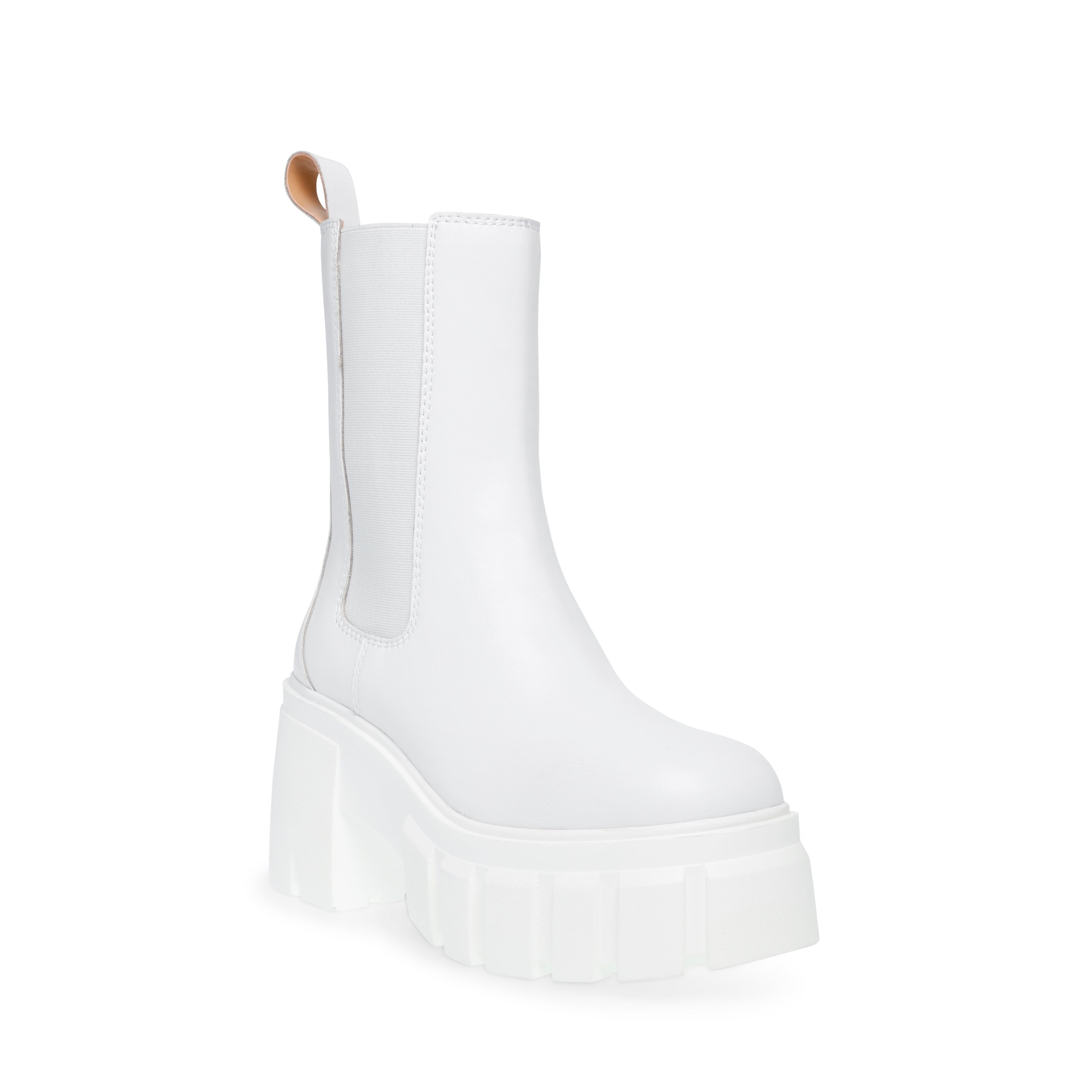 BALLISTIC 厚底サイドゴアブーツ WHT LEAT