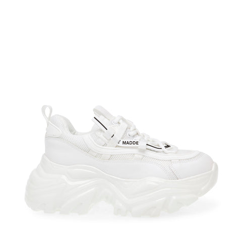 STEVE MADDEN RECOUPE 厚底ボリュームスニーカー WHITE  テスト