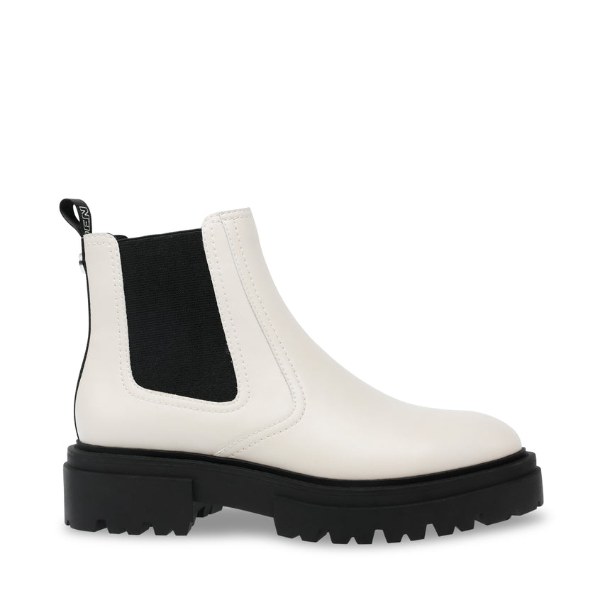 ASTUTE サイドゴアショートブーツ BONE LEAT