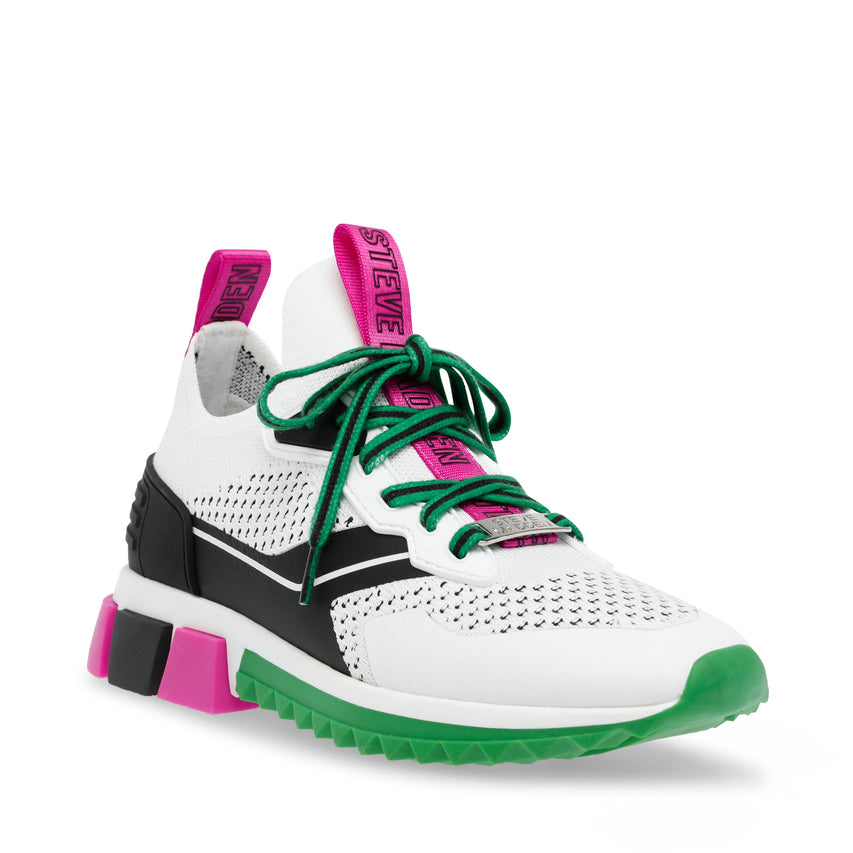 DECORE ストレッチニットスニーカー WHITE/PINK