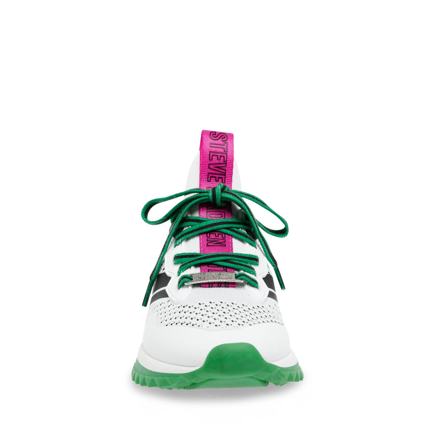 DECORE ストレッチニットスニーカー WHITE/PINK