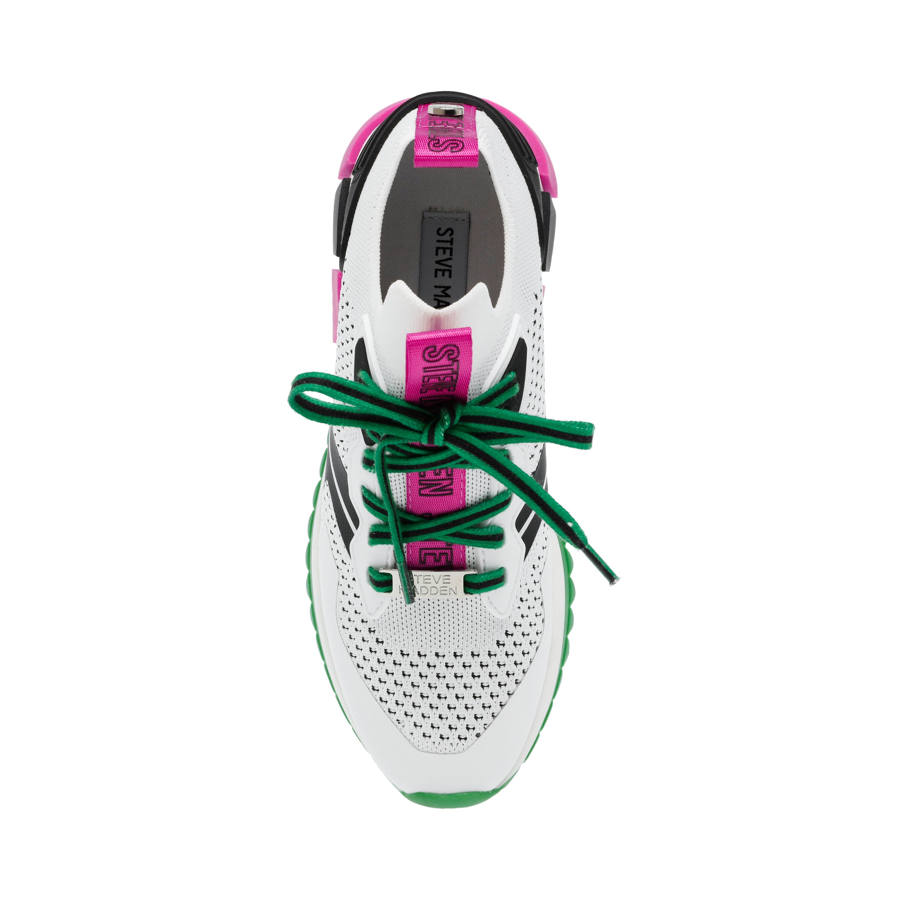 DECORE ストレッチニットスニーカー WHITE/PINK
