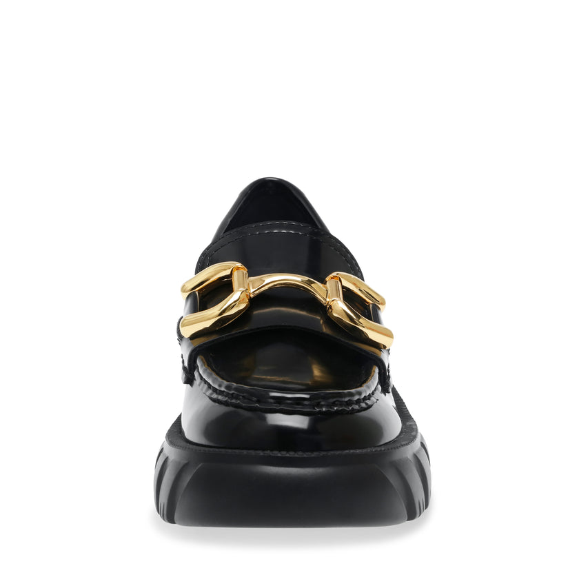 ON-SET 厚底ビットローファー BLACK PATENT