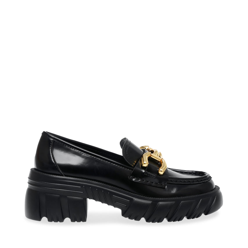 ON-SET 厚底ビットローファー BLACK PATENT
