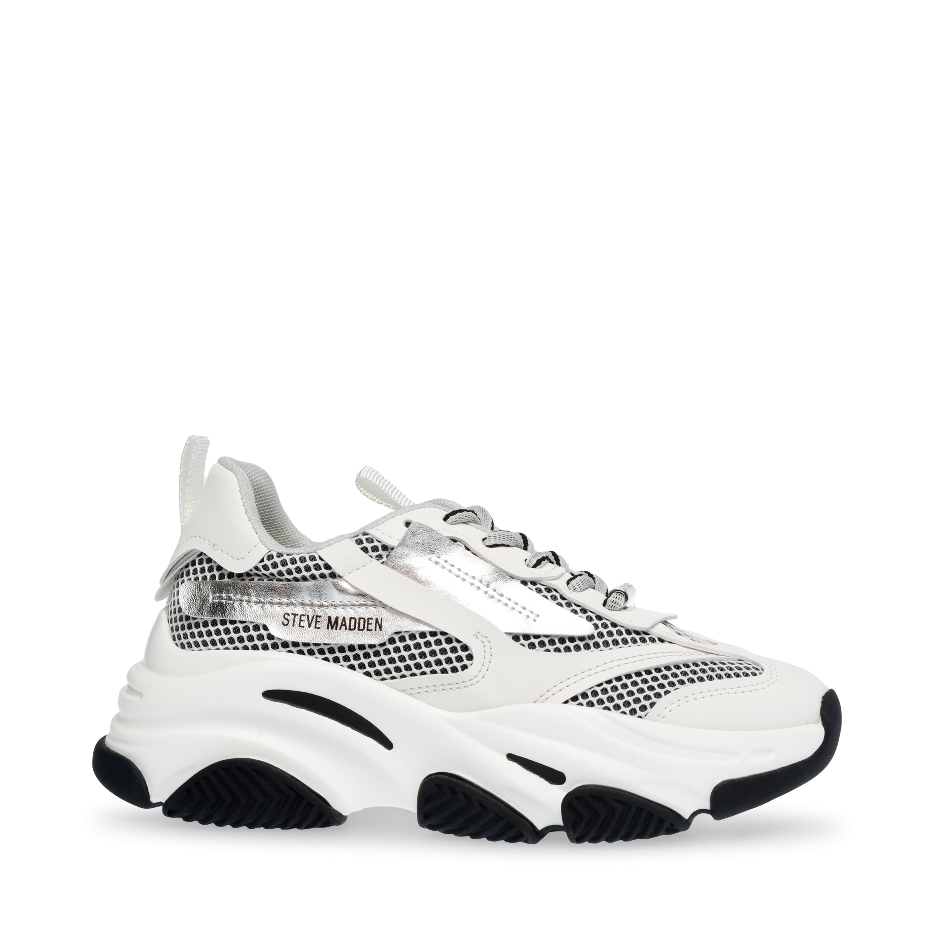 POSSESSION ボリュームソールスニーカー SILVER/WHT