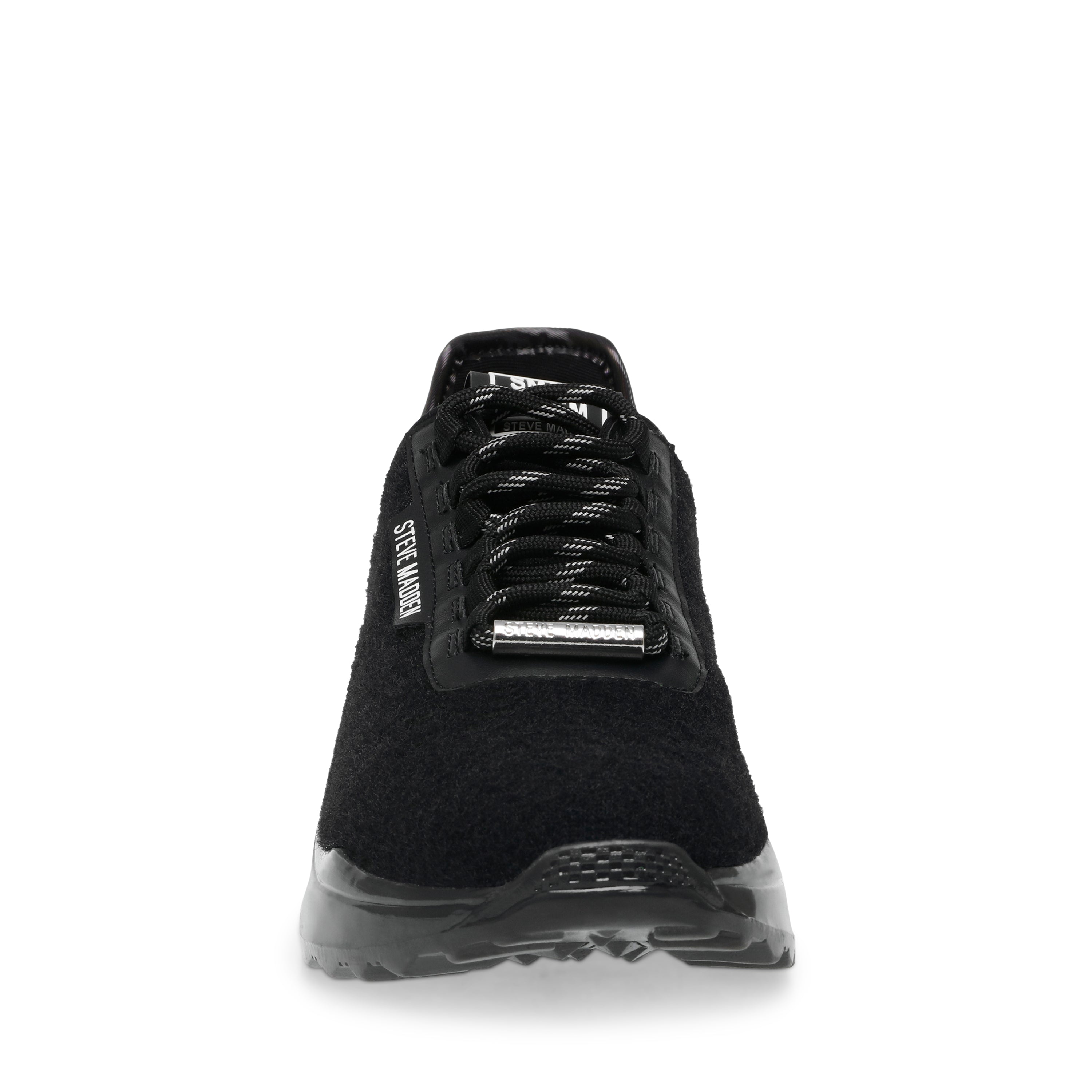 SCRAMBLER クリアソールニットスニーカー BLK/BLK