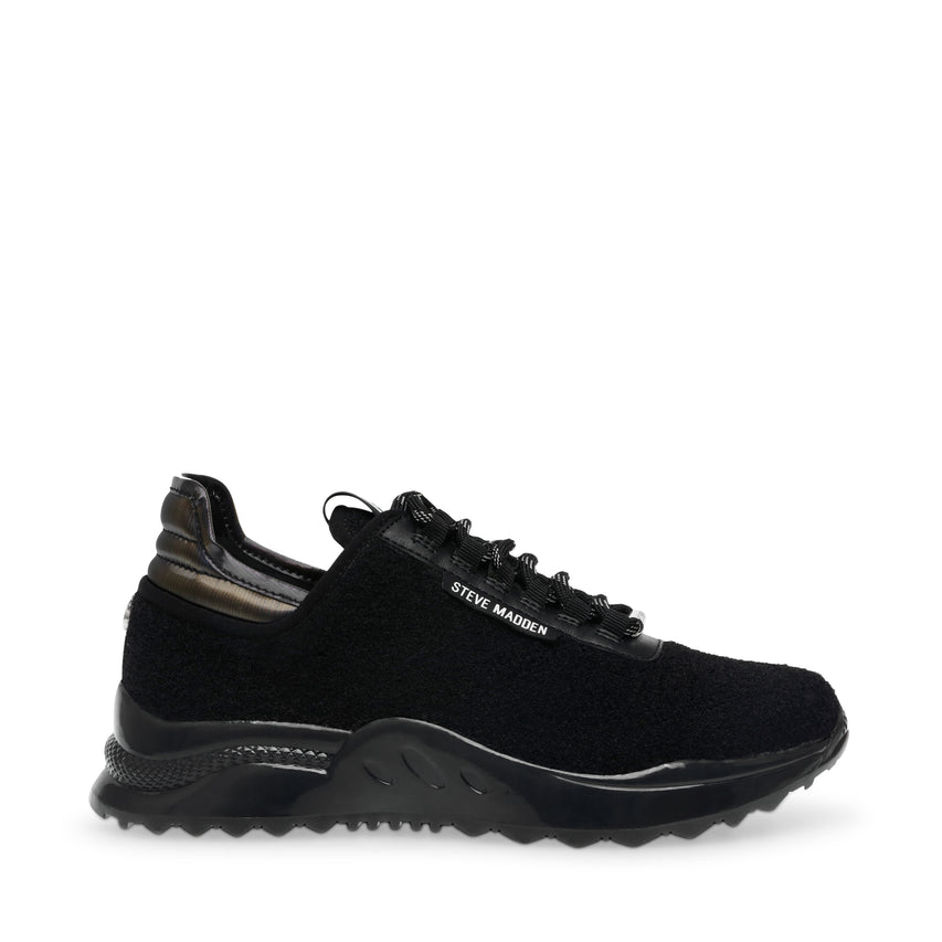 SCRAMBLER クリアソールニットスニーカー BLK/BLK