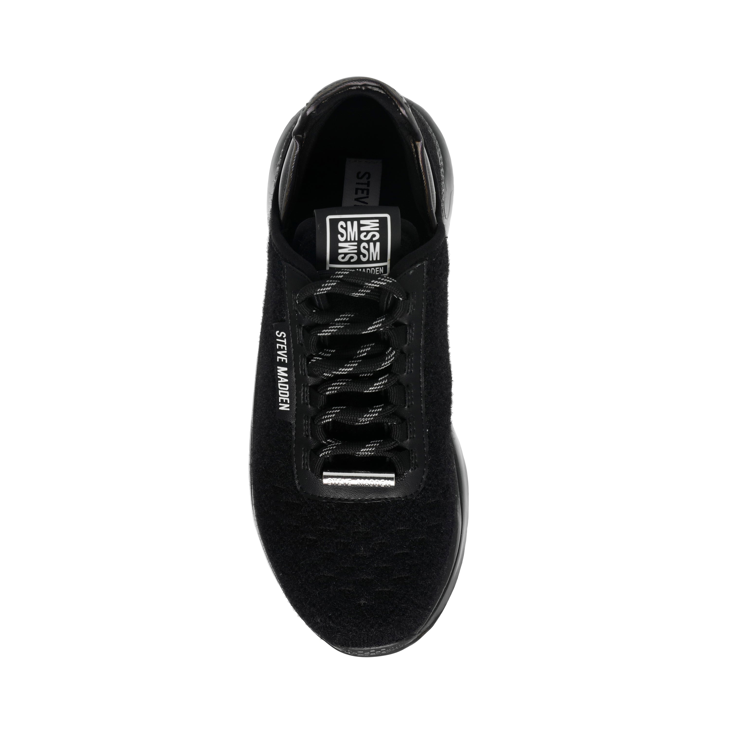 SCRAMBLER クリアソールニットスニーカー BLK/BLK